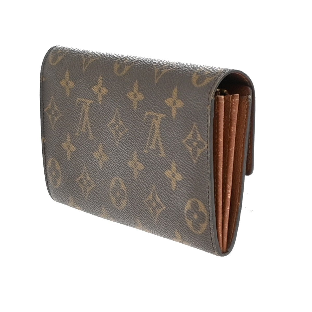 LOUIS VUITTON Porte Monnaie Credit Long Wallet Monogram Leather M61725 04EE178