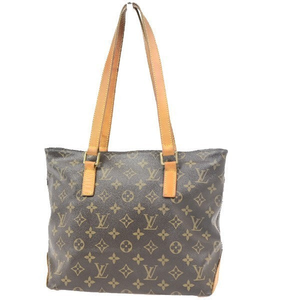 LOUIS VUITTON Cabas Piano Shoulder Bag Monogram Leather Brown M51148 82PA128