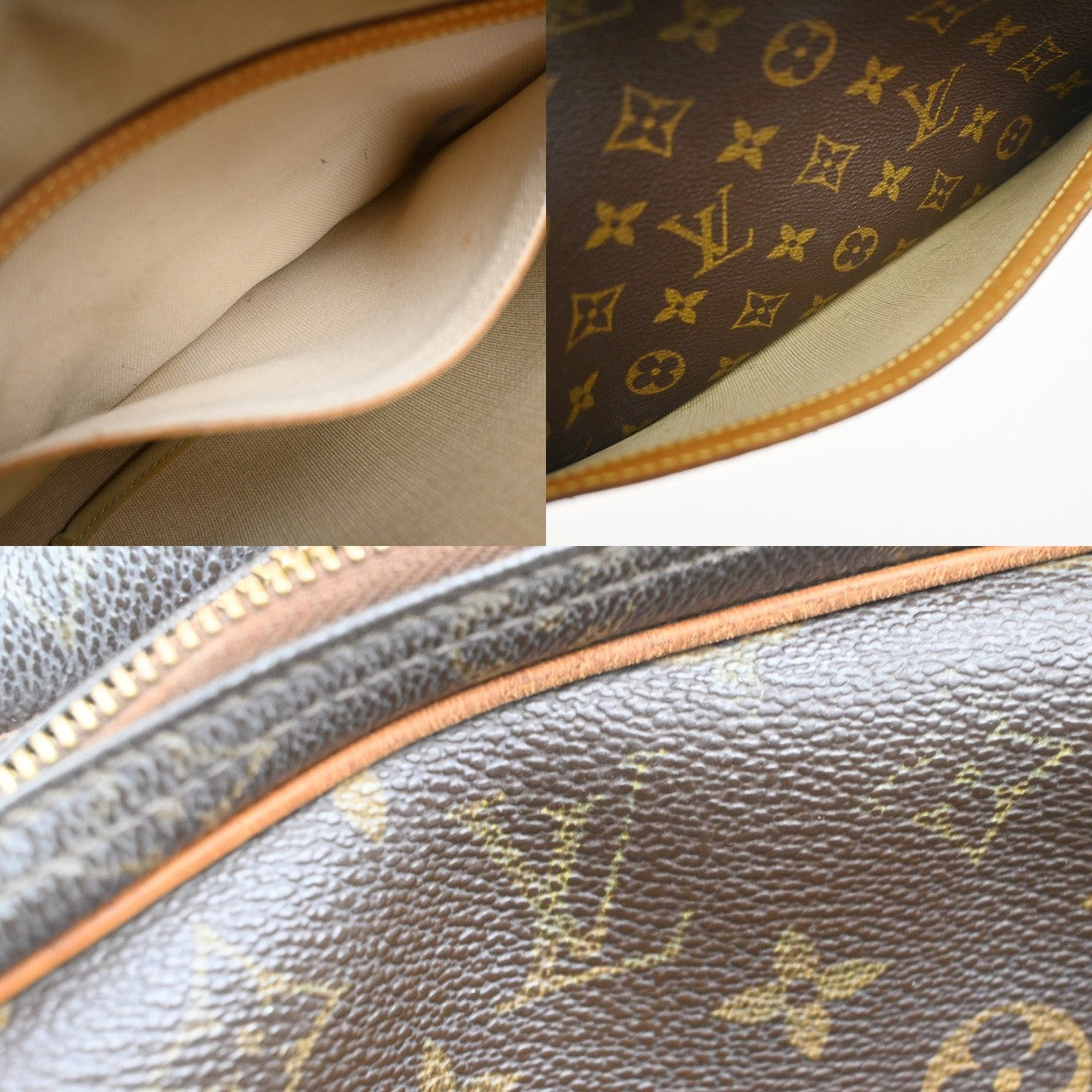 LOUIS VUITTON Reporter PM Crossbody Shoulder Bag Monogram Leather M45254 38SA041