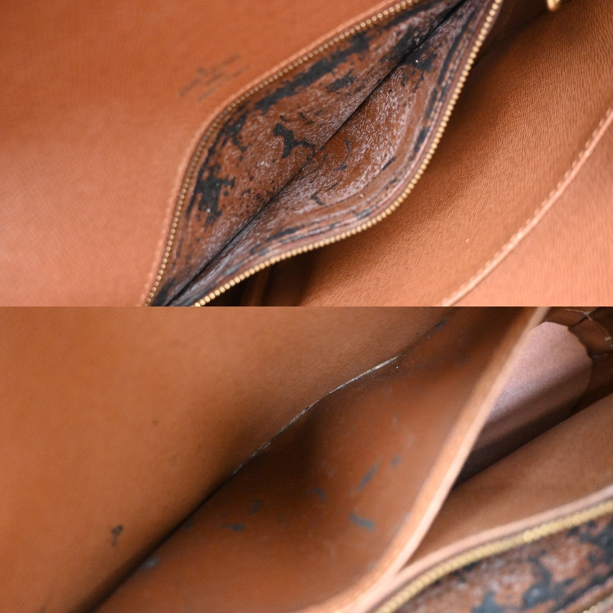 LOUIS VUITTON Babylone Shoulder Bag Monogram Leather Brown France M51102 86KP494
