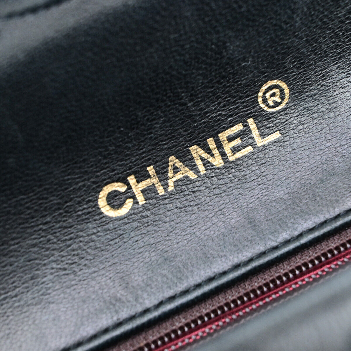 CHANEL CC Mini Matelasse Chain Shoulder Bag Leather Black GHW Vintage 641RK565