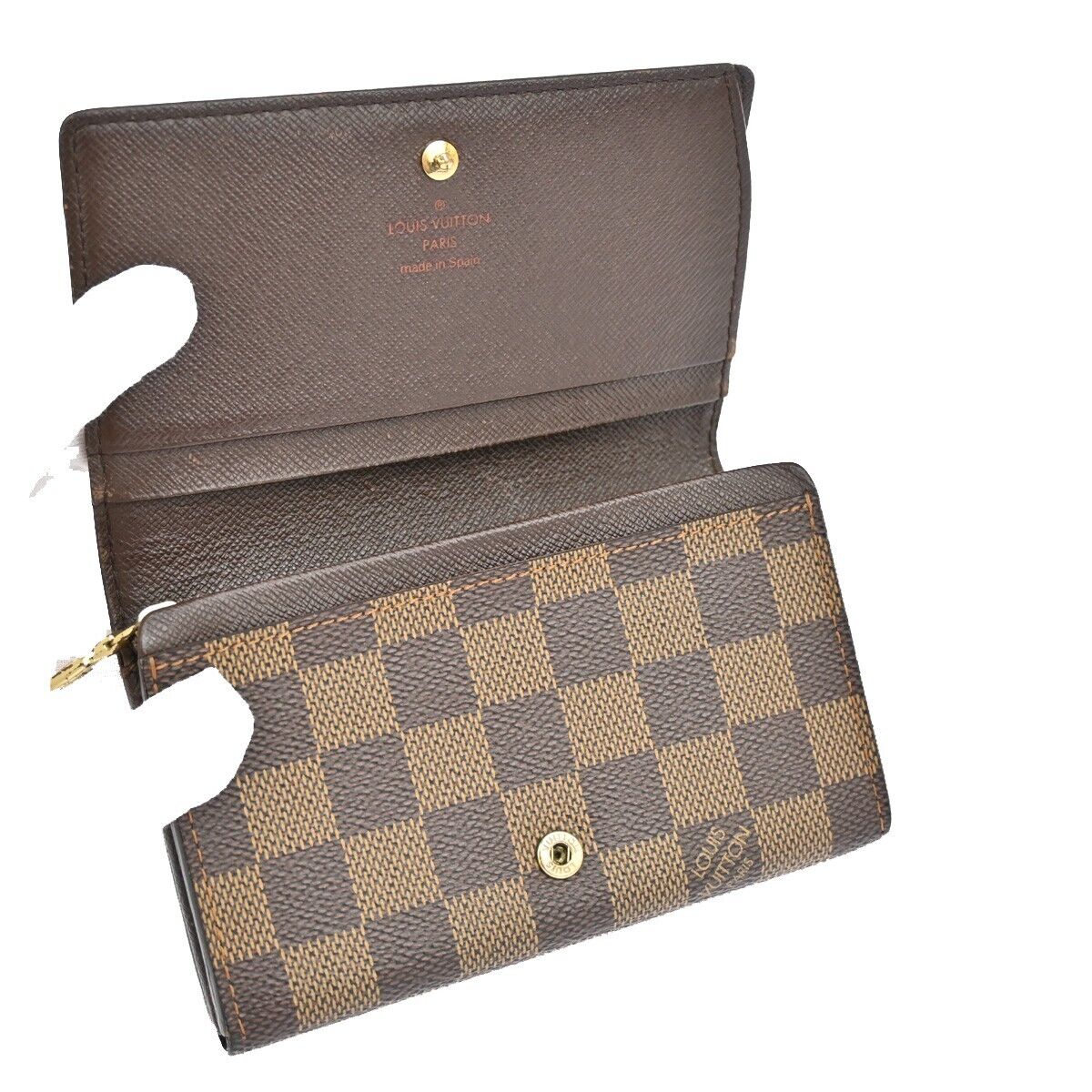 LOUIS VUITTON Porte Monnaie Billets Tresor Bifold Wallet Damier N61730 62FA263
