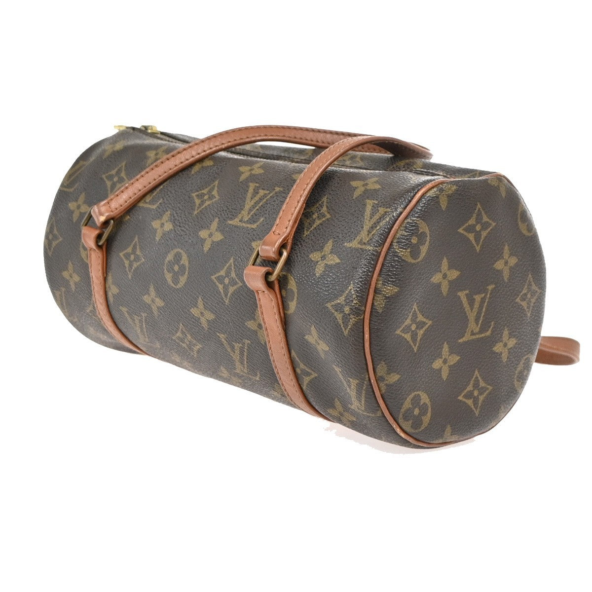LOUIS VUITTON PAPILLON 26 Hand Bag Monogram Leather Brown France M51366 71ZA302