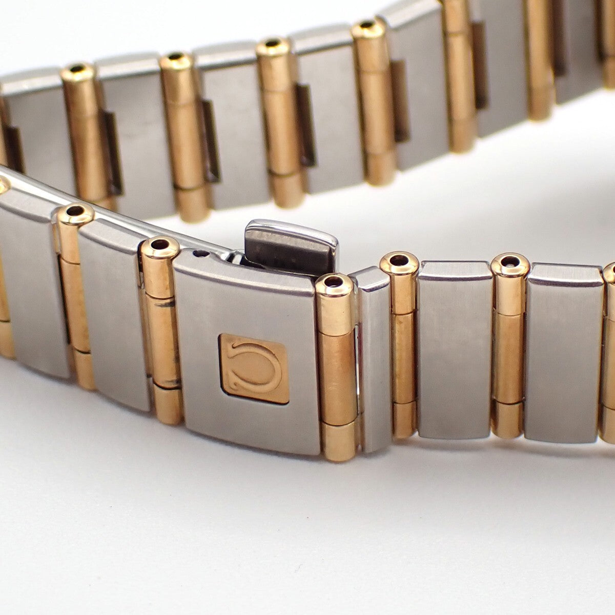 OMEGA Constellation Ladies Watch 1262.75.00 Quartz Diamond Steel Gold 300RK956