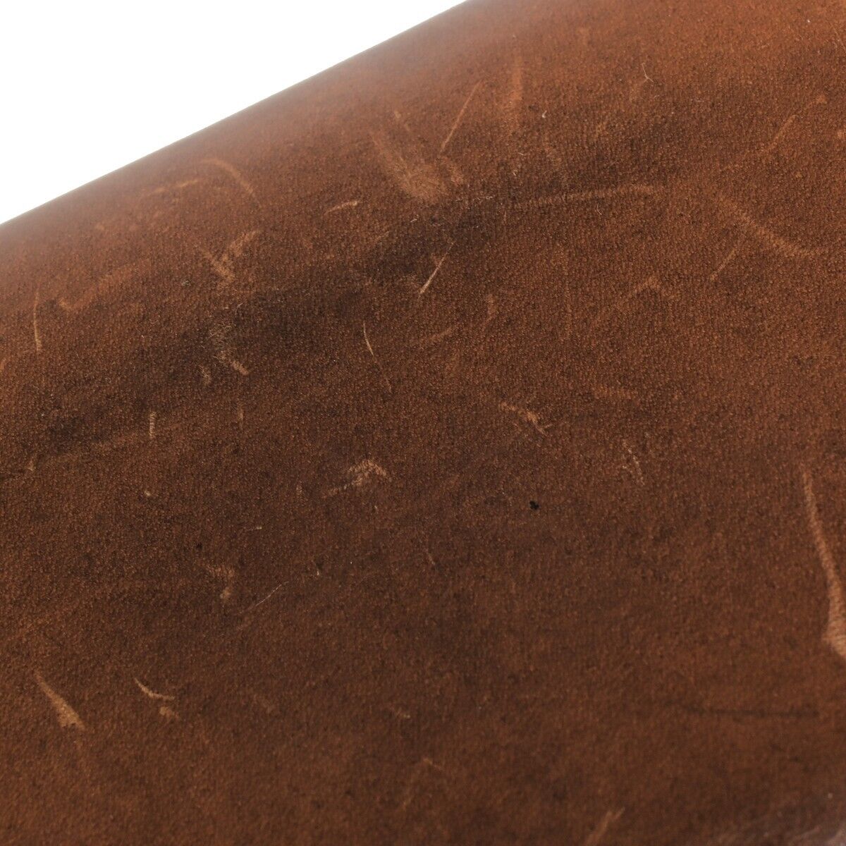 BERLUTI Calligraphy Bifold Long Wallet Purse Leather Brown Italy 84HC102