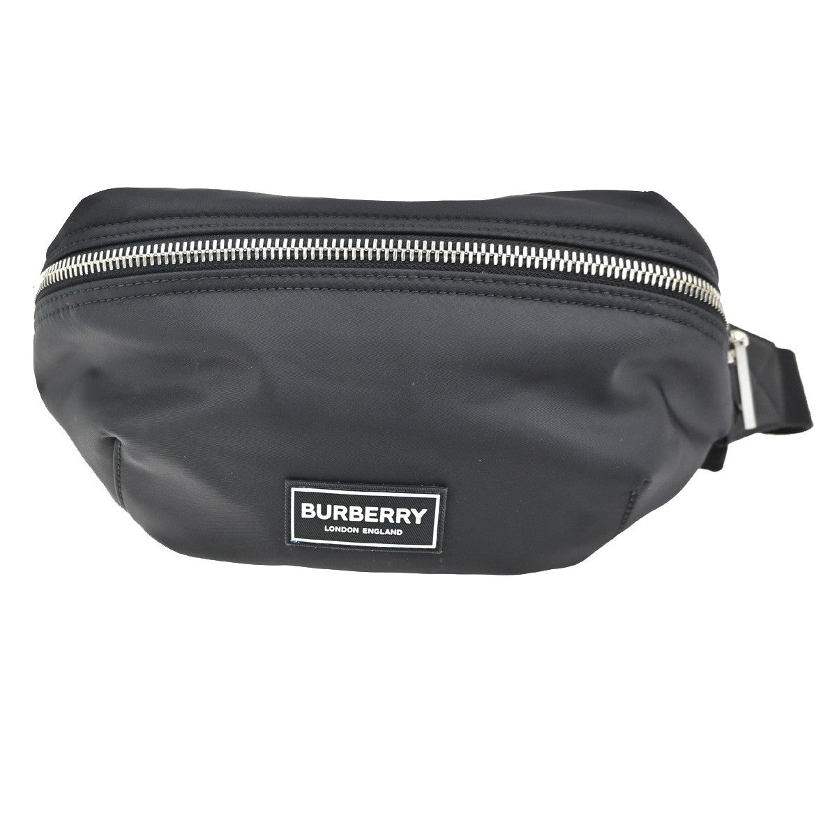 BURBERRY Logo Sonny Belt Bum Body Bag Nylon Black SHW 62CA650