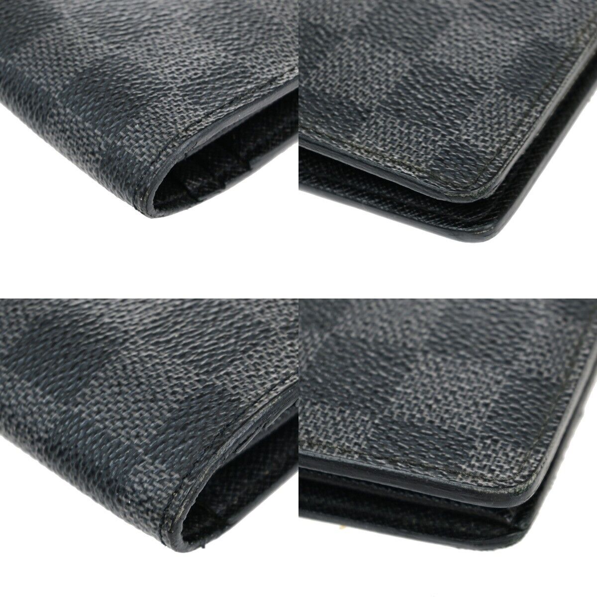 LOUIS VUITTON Portefeuille Brazza Wallet Bifold Damier Graphite N62665 68KA223