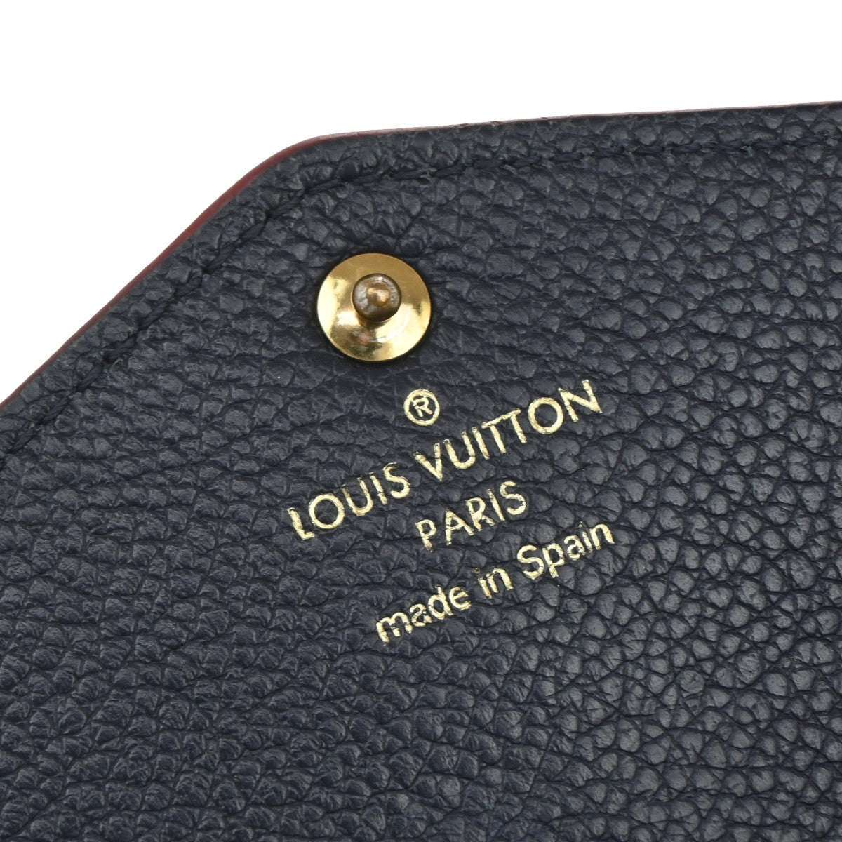 LOUIS VUITTON Portefeuille Sarah Wallet Monogram Empreinte Blue M62125 30KB649