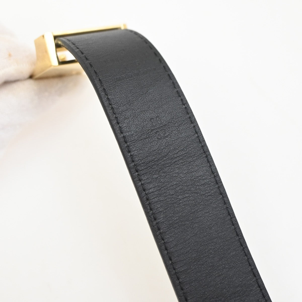 LOUIS VUITTON Ceinture LV Cut Buckle Belt 80/32 Monogram Multi Black 80YH977