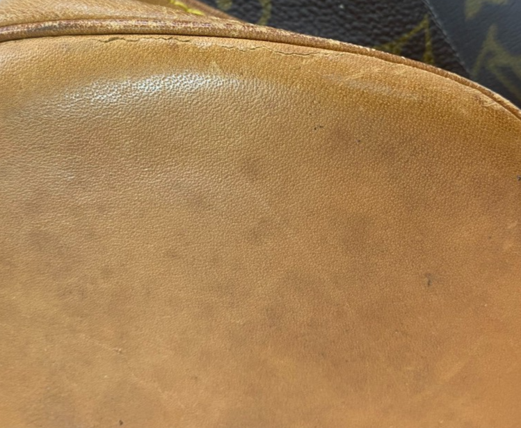 LOUIS VUITTON Montsouris GM Backpack Bag Monogram Leather Brown M51135 96KC794
