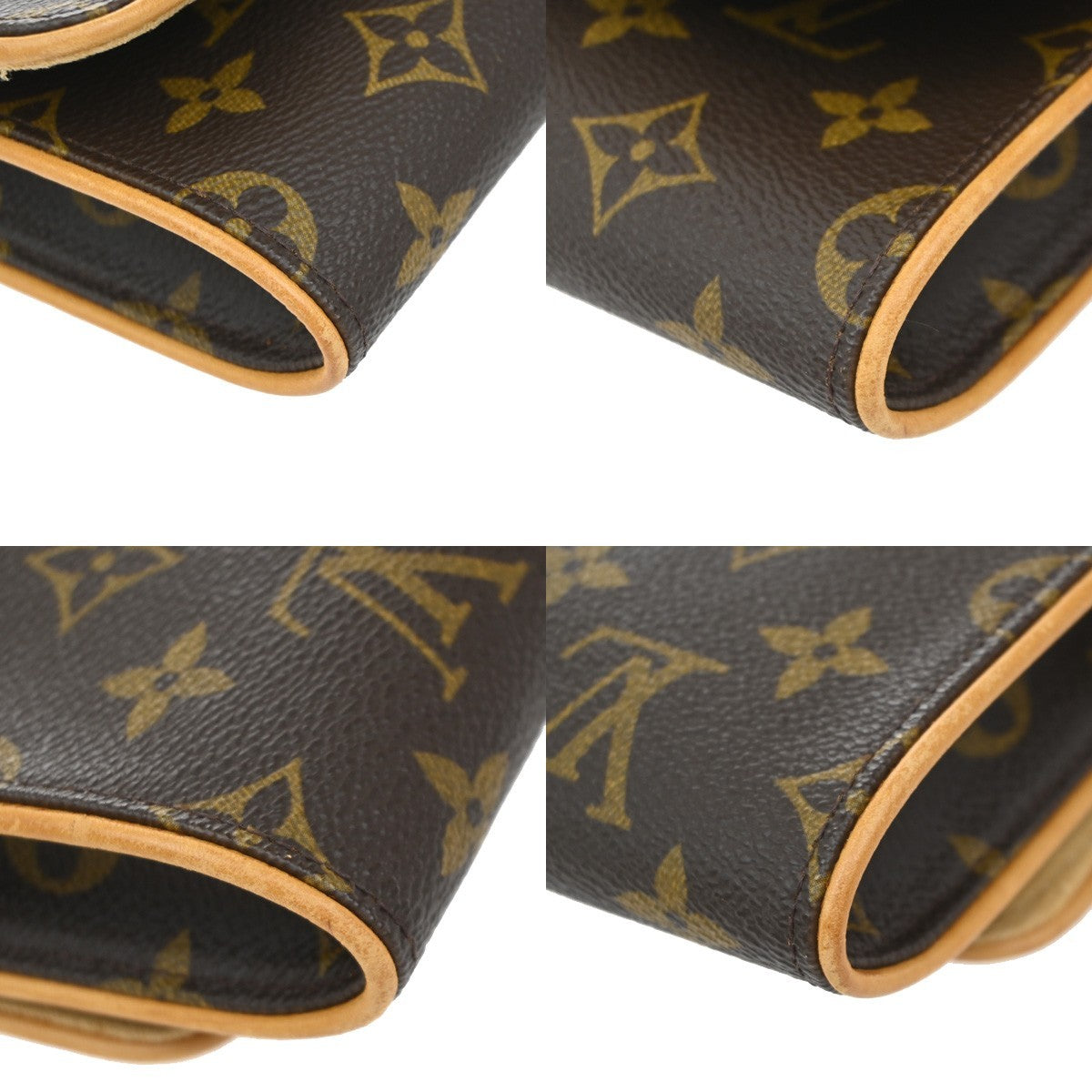 LOUIS VUITTON Pochette Twin GM 2Way Shoulder Bag Monogram Brown M51852 86EG083