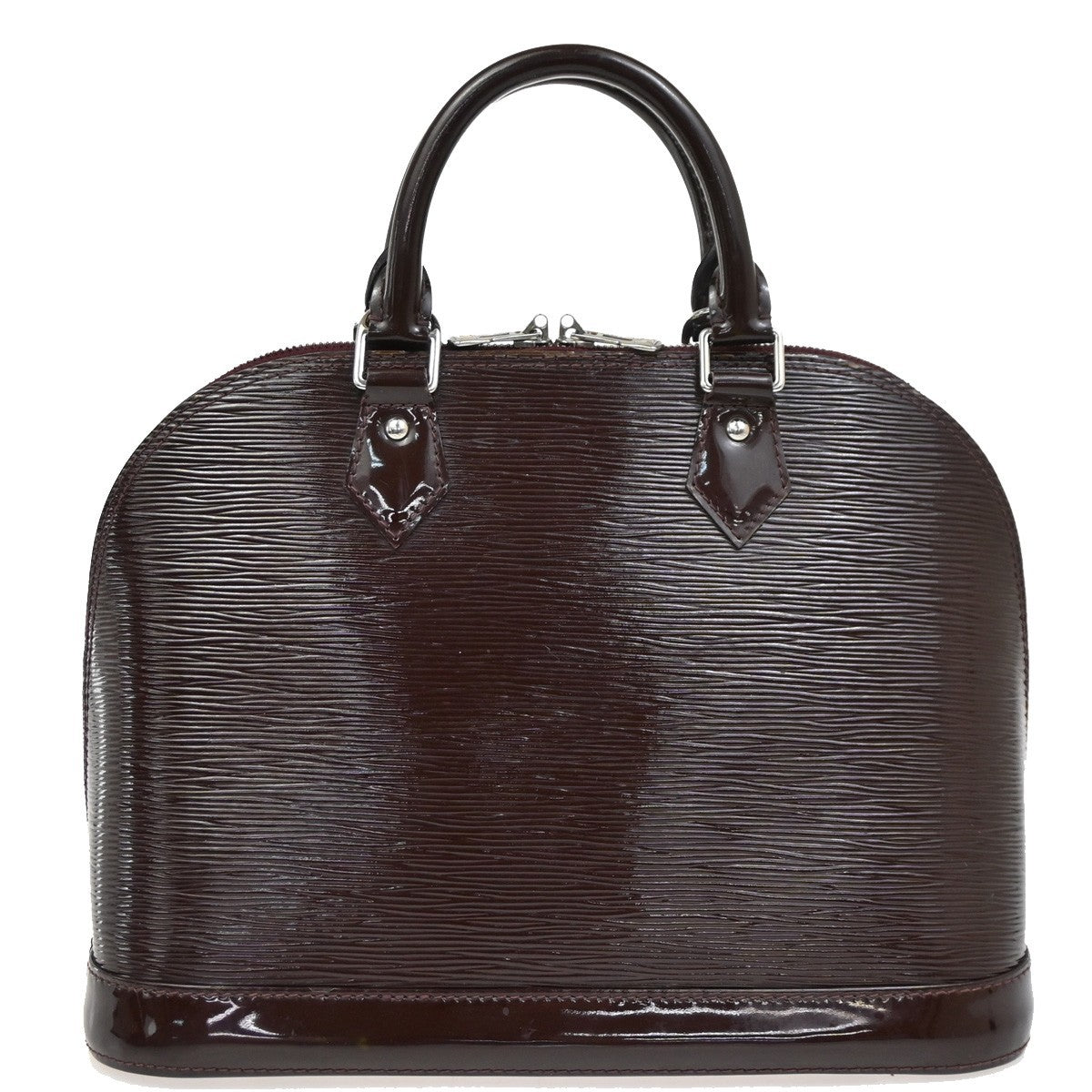 LOUIS VUITTON LV Alma PM Hand Bag Epi Electric Prune Wine Red SHW M40453 75YH856