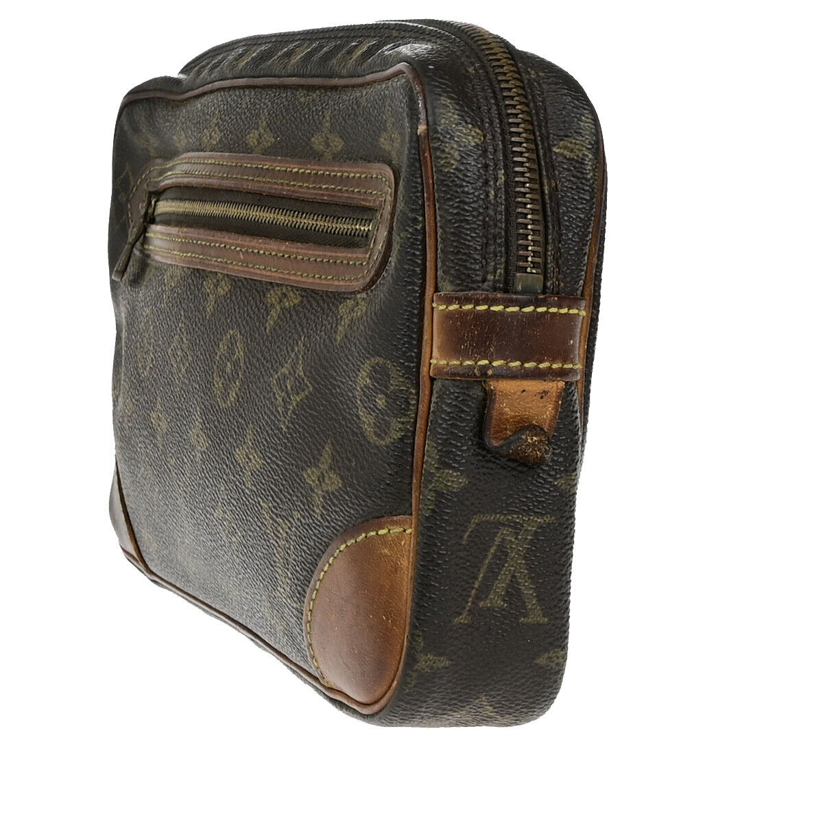 LOUIS VUITTON Marly Dragonne GM Clutch Hand Bag Monogram Brown M51825 67YG502