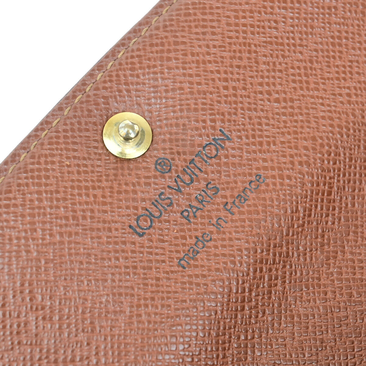 LOUIS VUITTON Porte Monnaie Credit Long Wallet Monogram Leather M61725 09YE961
