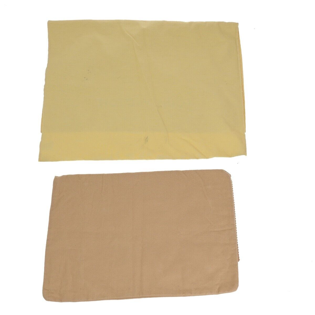 LOUIS VUITTON Logo 10 Set Dust Bag Drawstring Canvas Cotton Beige Brown 08EB498