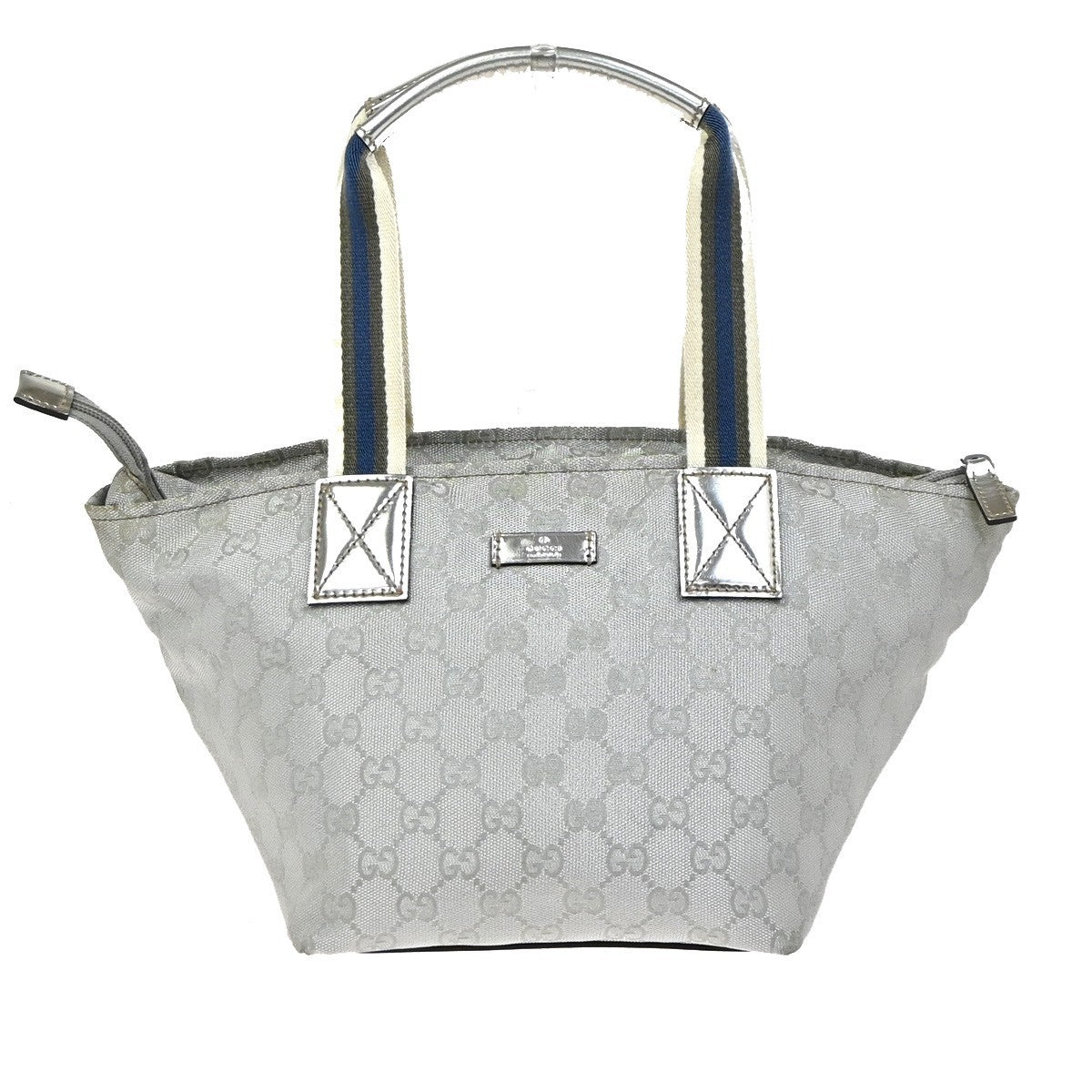 GUCCI Sherry GG Pattern Shoulder Hand Bag Canvas Patent Leather SR SHW 38YH961