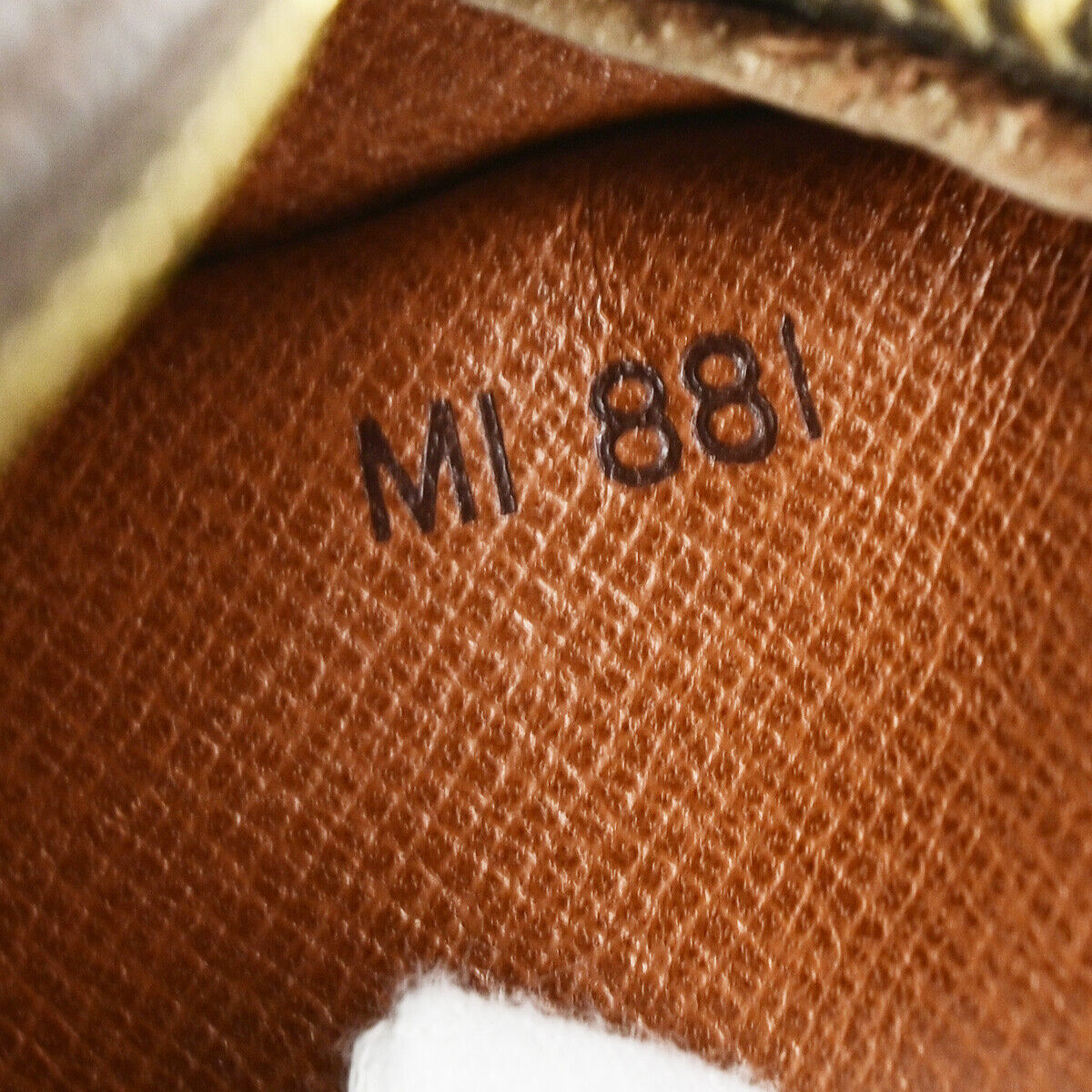LOUIS VUITTON Jeune Fille PM Shoulder Bag Monogram Leather Brown M51227 65YF253
