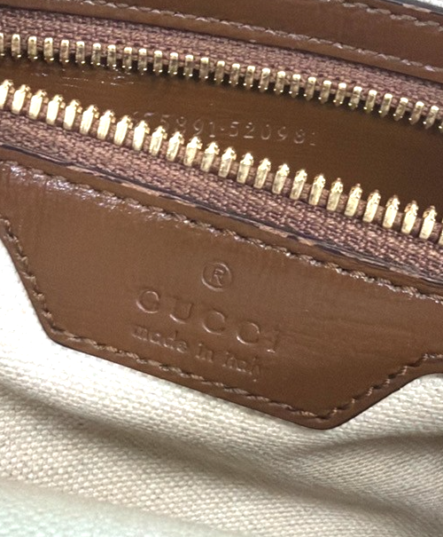 GUCCI GG Pattern Crossbody Shoulder Bag Supreme Leather Brown GHW Italy 96YJ268