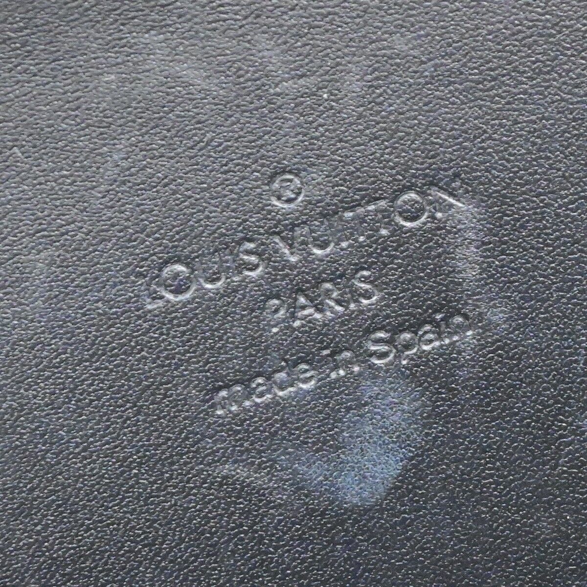 LOUIS VUITTON Ange Hand Bag Damier Vernis Leather Black Silver M92103 75ED437