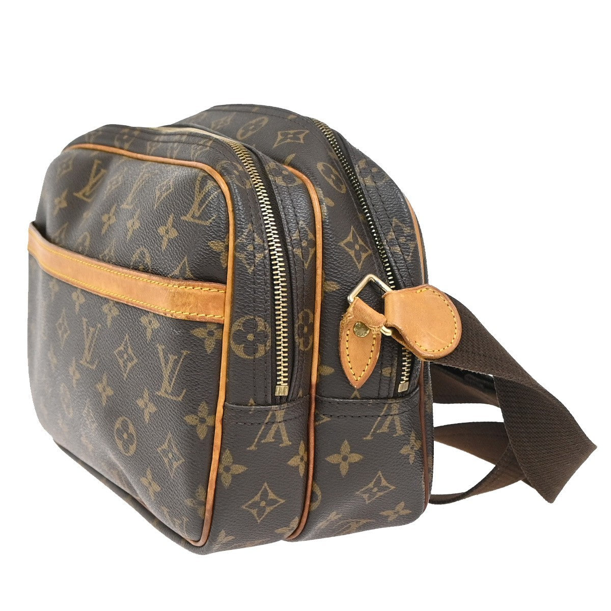 LOUIS VUITTON Reporter PM Crossbody Shoulder Bag Monogram Leather M45254 80KC892