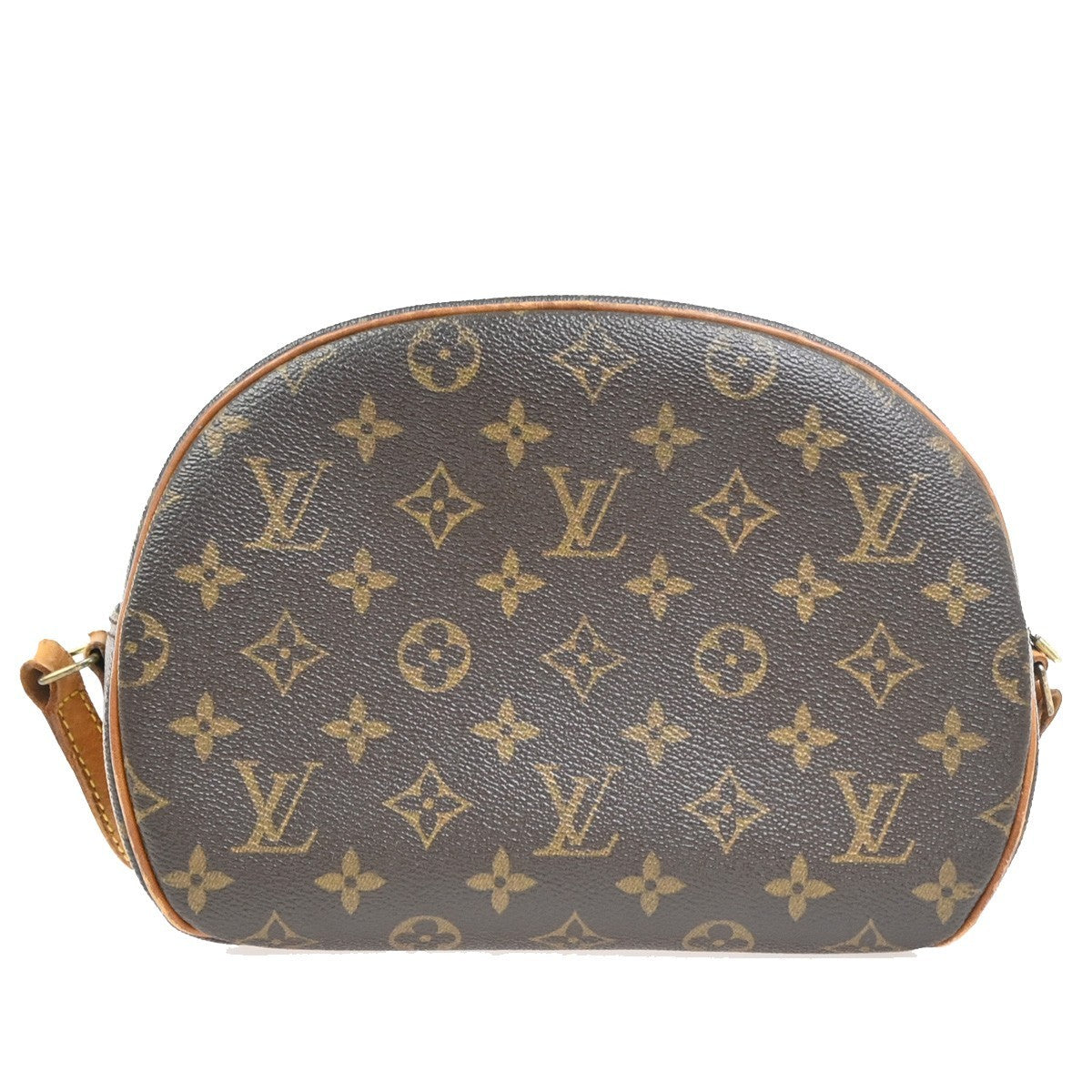 LOUIS VUITTON Blois Crossbody Shoulder Bag Monogram Leather Brown M51221 77SA029