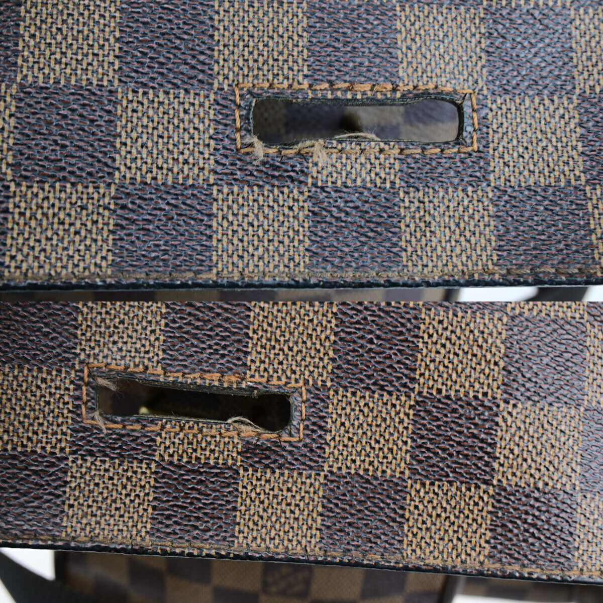 LOUIS VUITTON Broadway Satchel Shoulder Bag Damier Ebene Leather N42270 62YF092
