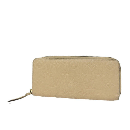 LOUIS VUITTON Clemence Long Bifold Wallet Monogram Empreinte BG M60173 35KA397