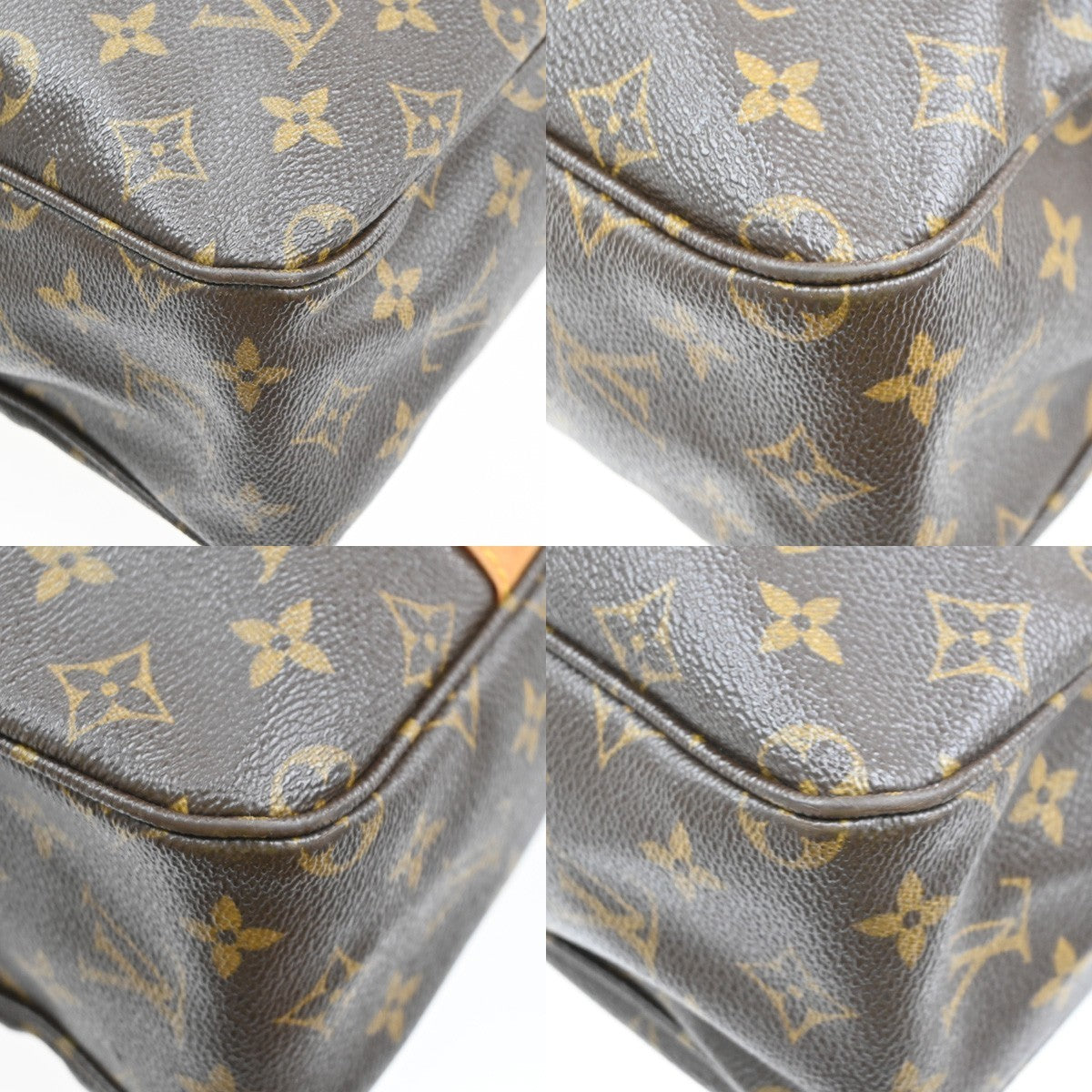 LOUIS VUITTON Sac Bosphore 2Way Hand Bag Monogram Leather Brown M40043 73SA095