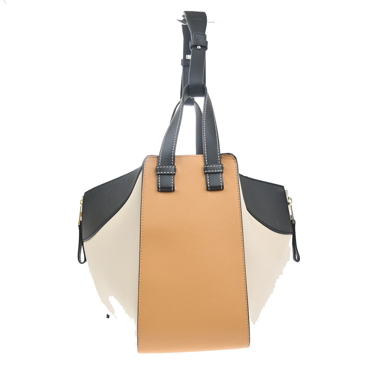 LOEWE Hammock Small Tricolor 2way Shoulder Hand Bag Leather BE BN BK 618RL944