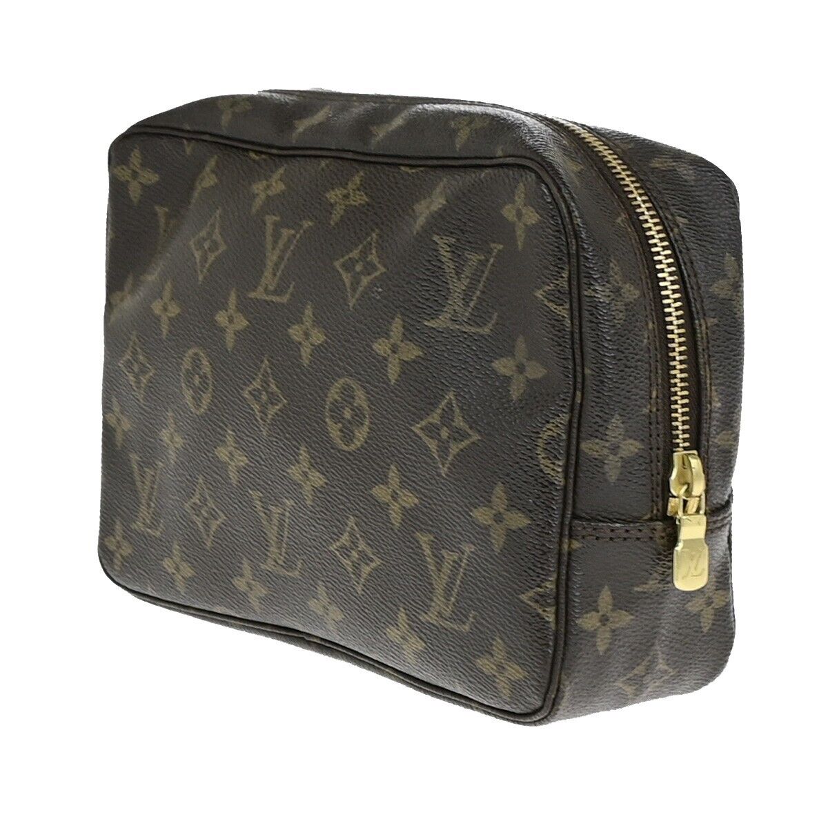 LOUIS VUITTON Trousse Toilette 23 Clutch Hand Bag Monogram Brown M47524 68EC906