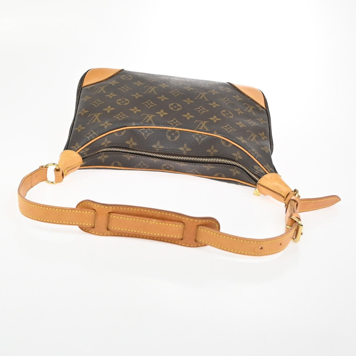 LOUIS VUITTON Boulogne 30 Shoulder Bag Monogram Leather Brown M51265 77YJ024