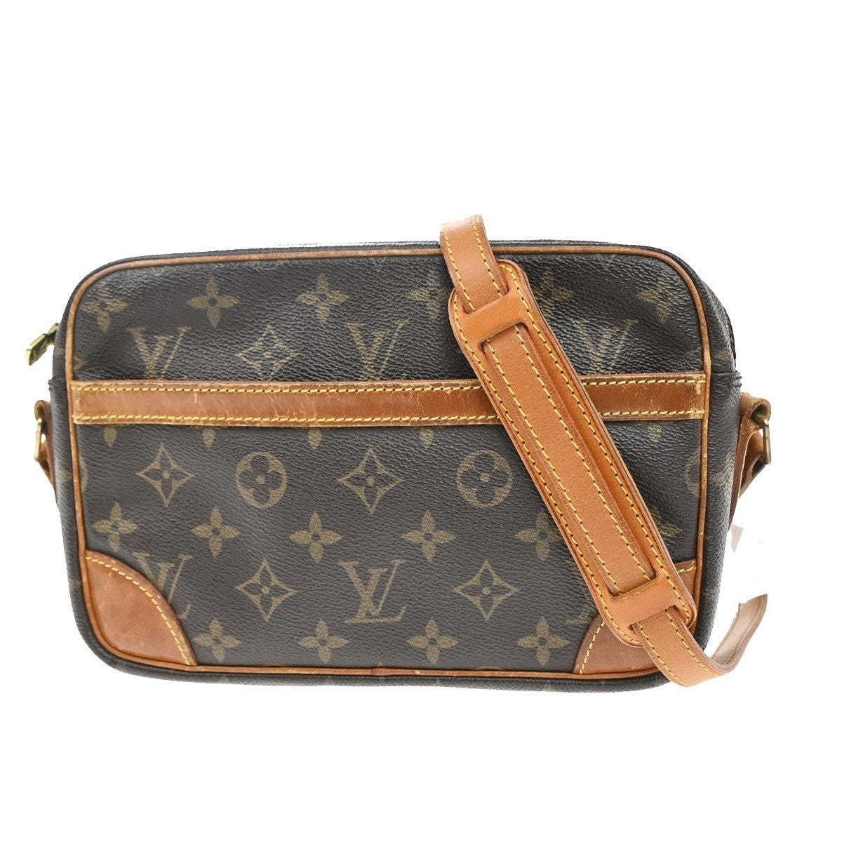 LOUIS VUITTON Trocadero 24 Shoulder Bag Monogram Leather Brown M51276 34KC206