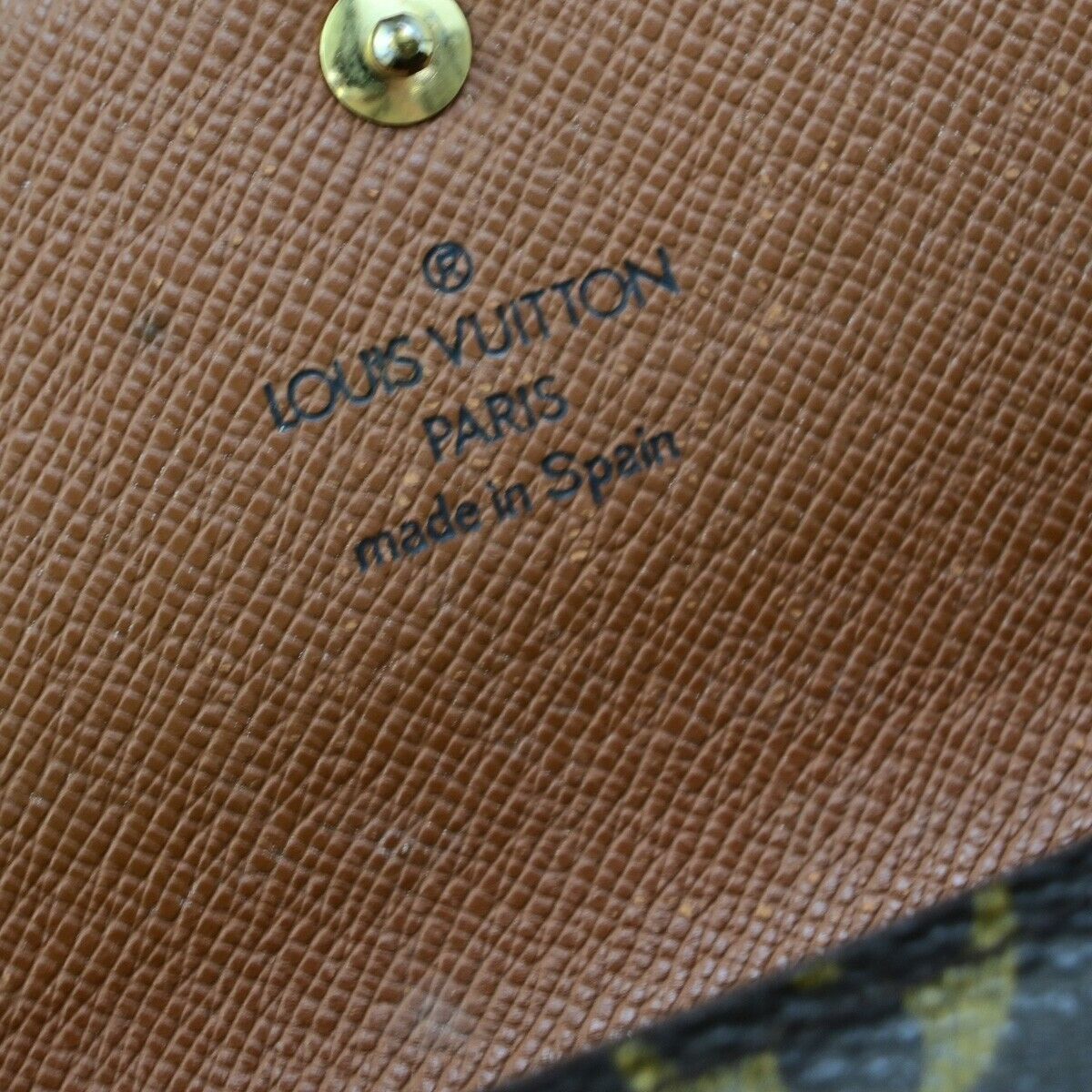 LOUIS VUITTON Porte Monnaie Credit Bifold Wallet Monogram Leather M61725 02ED154