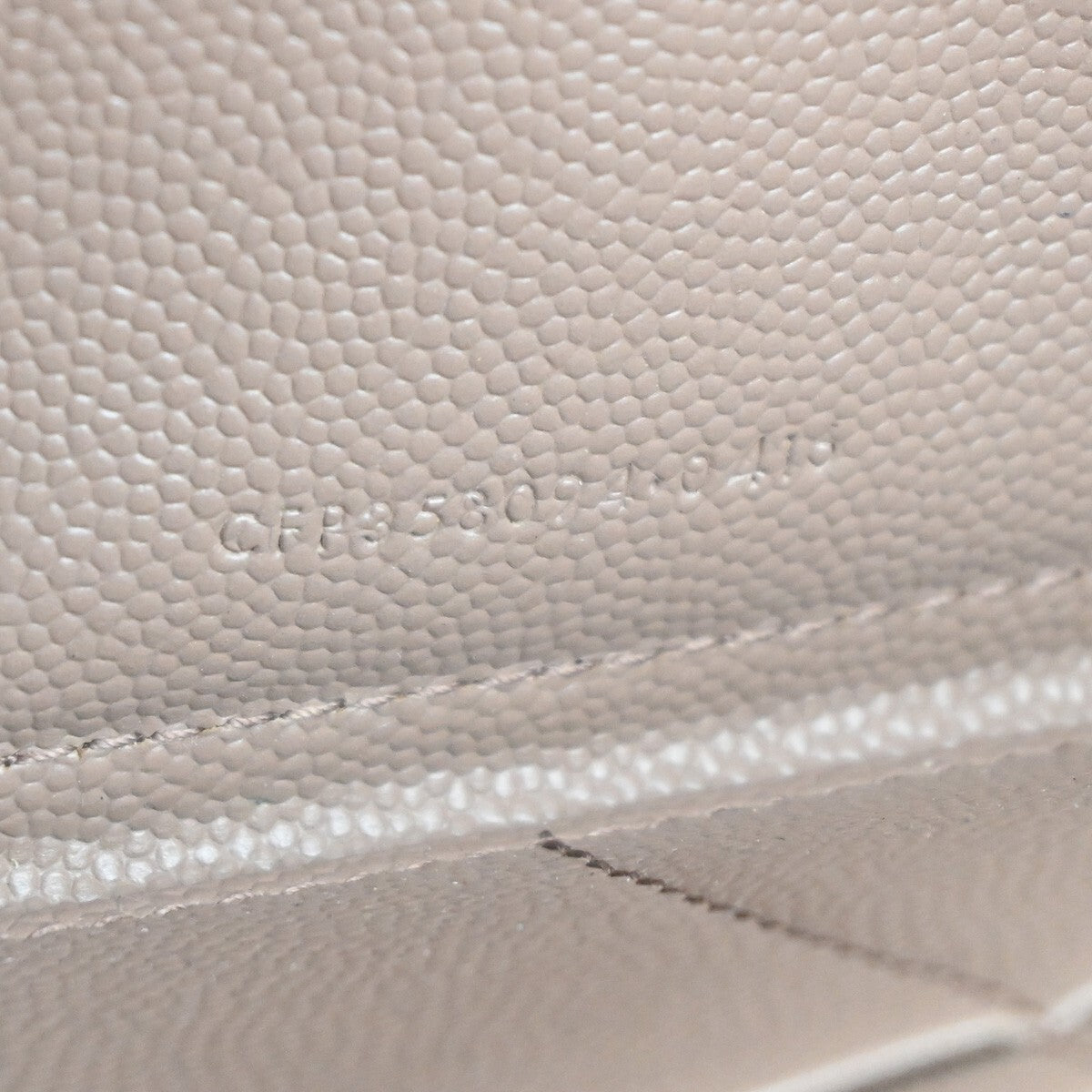 SAINT LAURENT YSL Logo Zipper Aroung Long Wallet Leather Brown SHW 64EF031