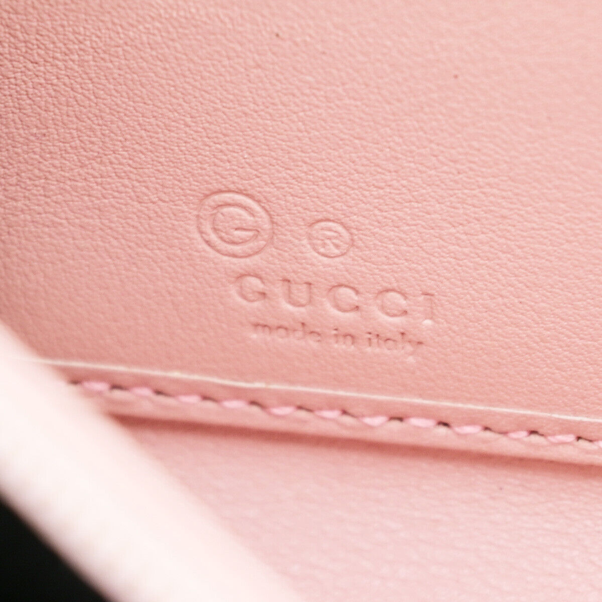 GUCCI Logo Micro GG Guccissima Long Zipper Wallet Leather Pink GHW Italy 39YE519