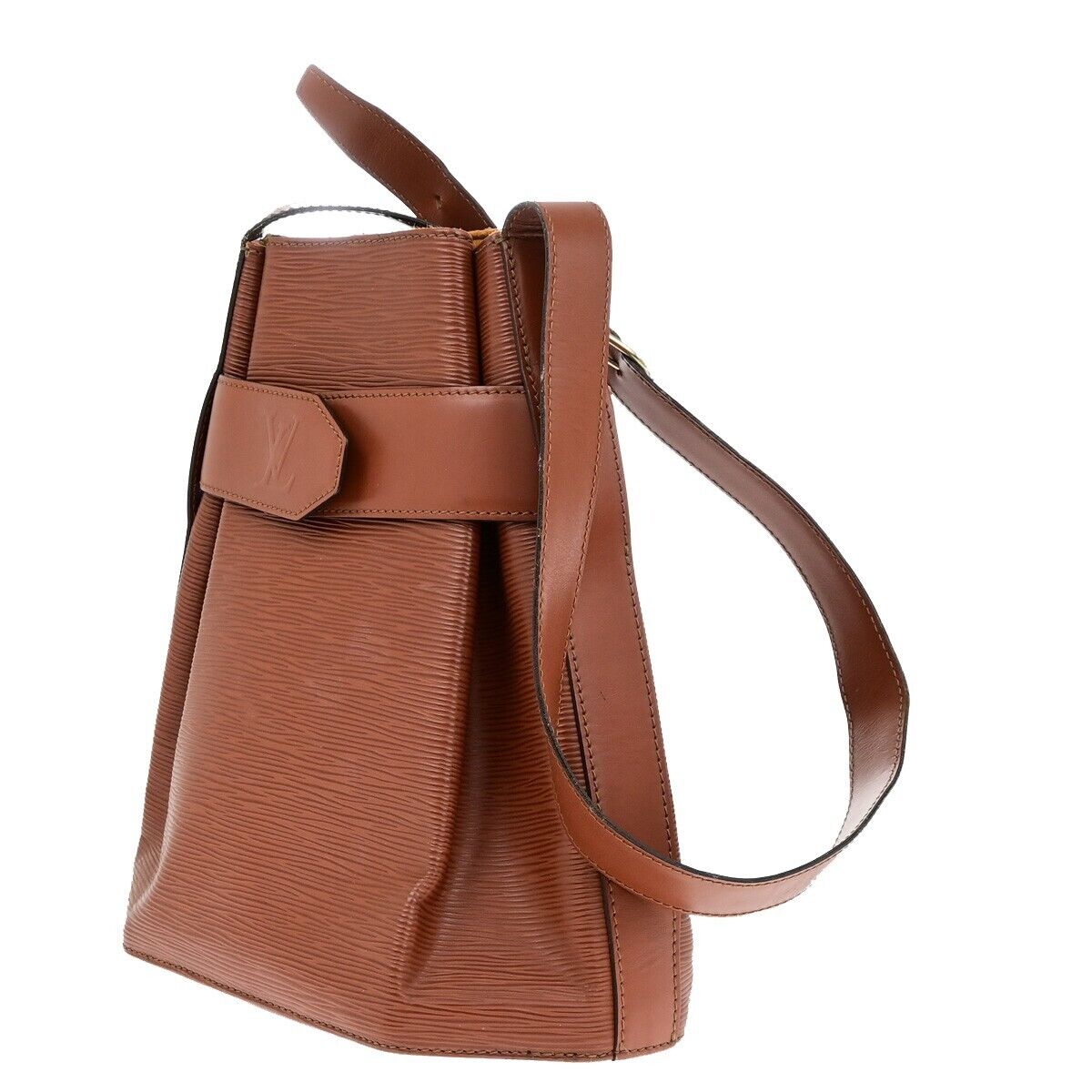 LOUIS VUITTON LV Sac De Paul PM Shoulder Bag Epi Leather Brown M80193 69ED596