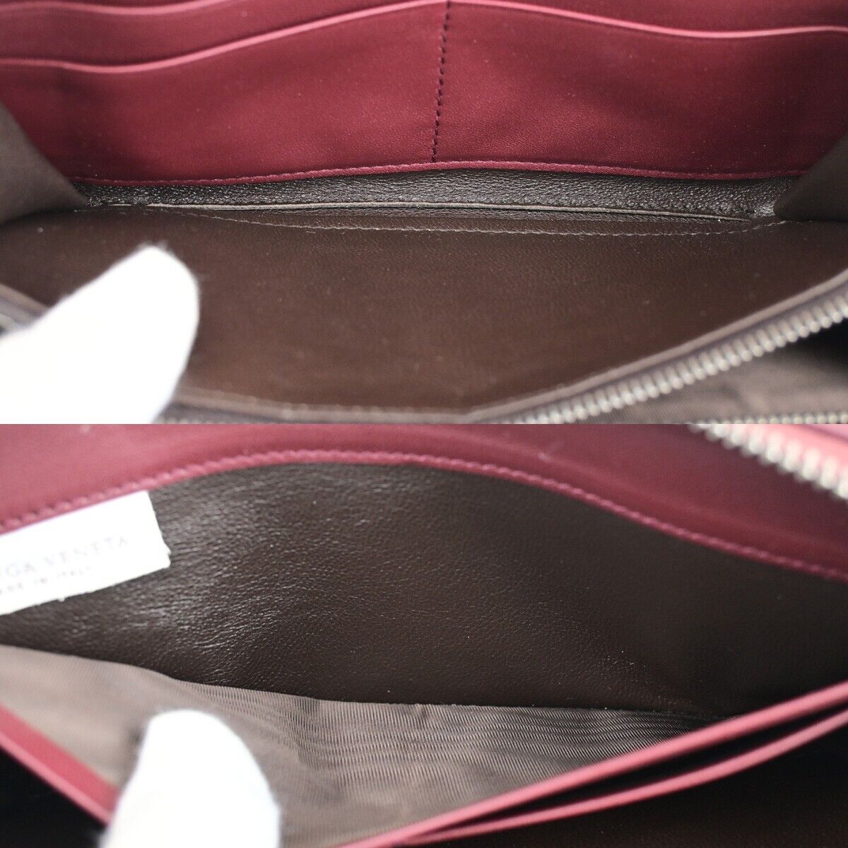 BOTTEGA VENETA Intrecciato Long Zippr Around Wallet Purse Leather BX 65YF841