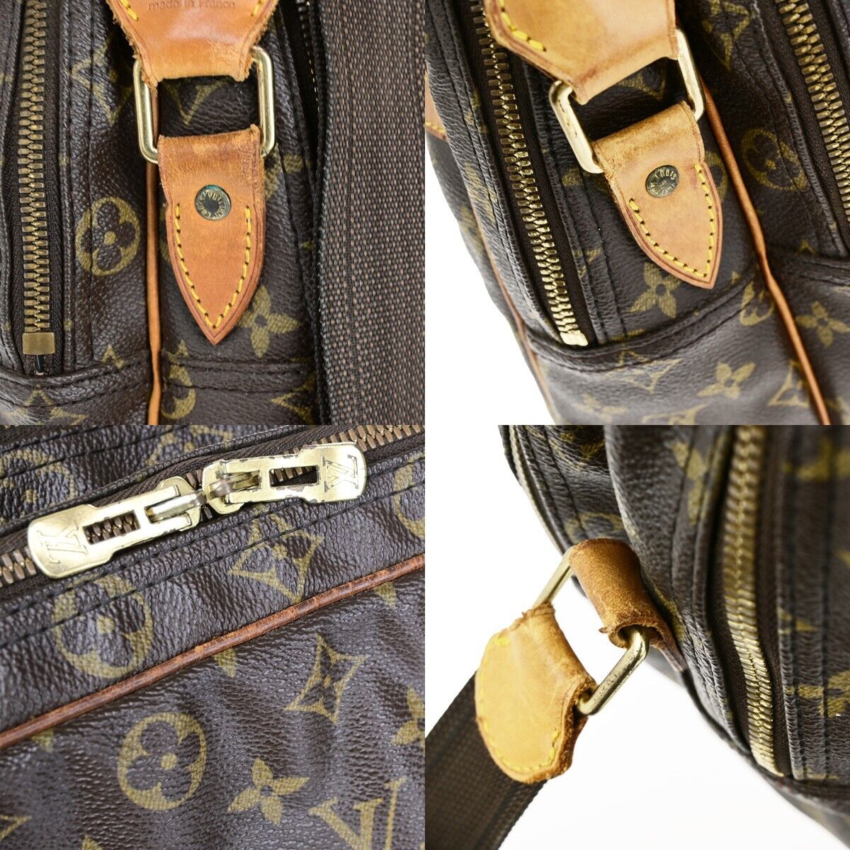 LOUIS VUITTON Reporter GM Crossbody Shoulder Bag Monogram Leather M45252 30EC915