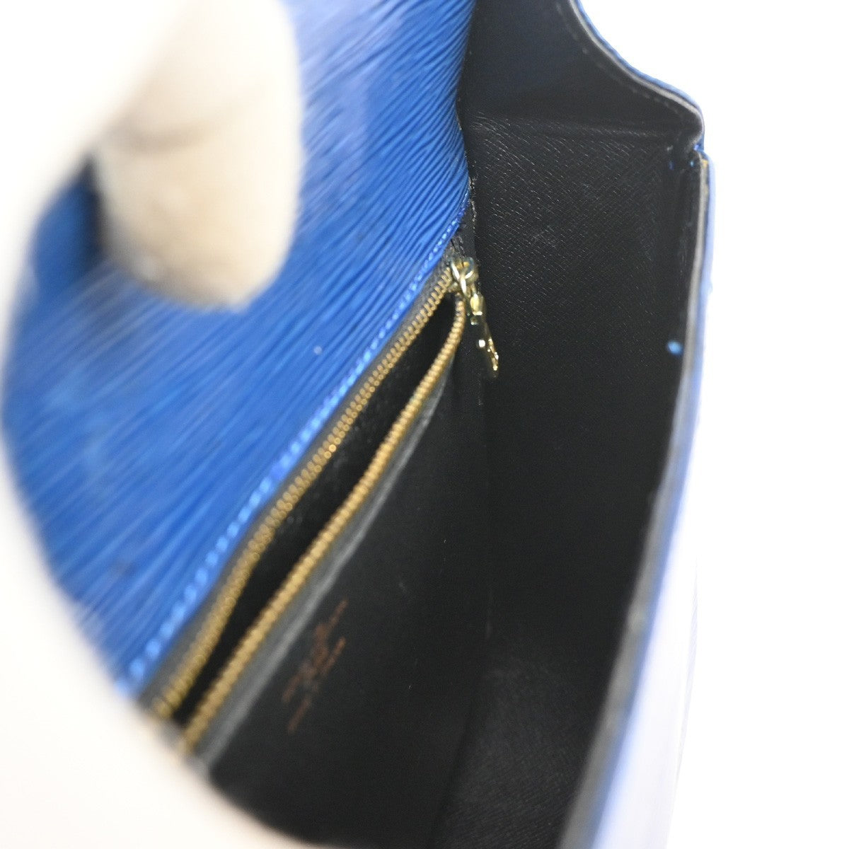 LOUIS VUITTON Saint Cloud GM Shoulder Bag Epi Leather Blue M52195 32CA411