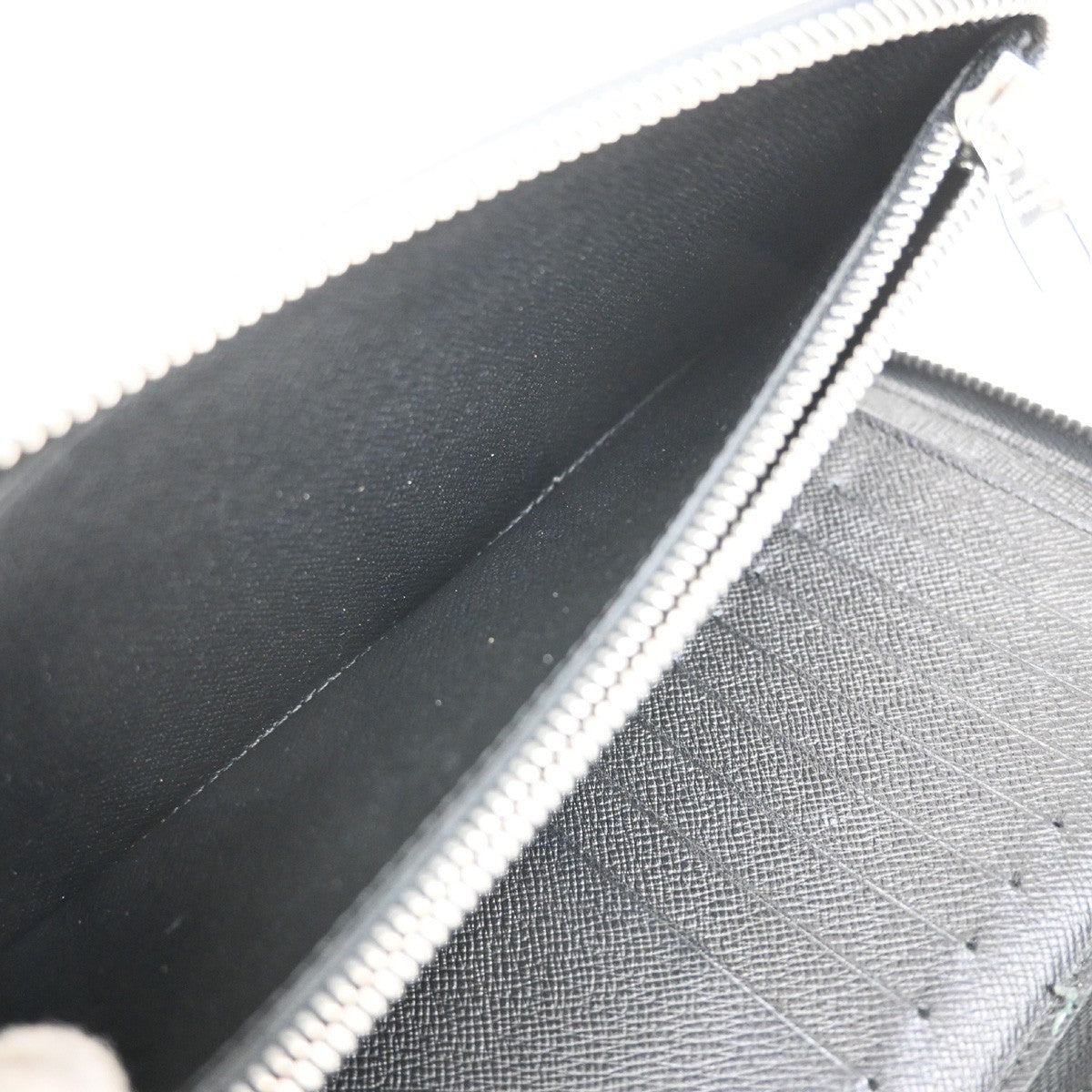LOUIS VUITTON Long Zippy Wallet Vertical Damier Graphite Leather N63095 83KB339