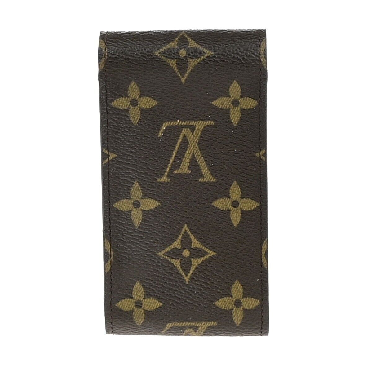 LOUIS VUITTON Etui Cigarette Case Monogram Leather Brown M63024 08ED303