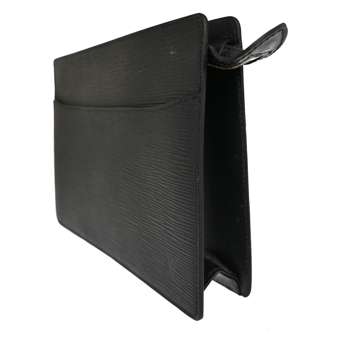 LOUIS VUITTON LV Pochette Homme Clutch Hand Bag Epi Leather Black M52522 05EA867