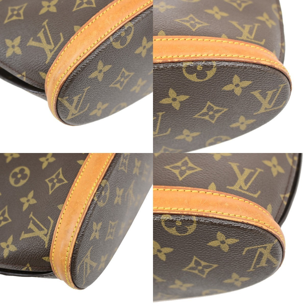LOUIS VUITTON BABYLONE Shoulder Bag Monogram Leather Brown France M51102 18KD116