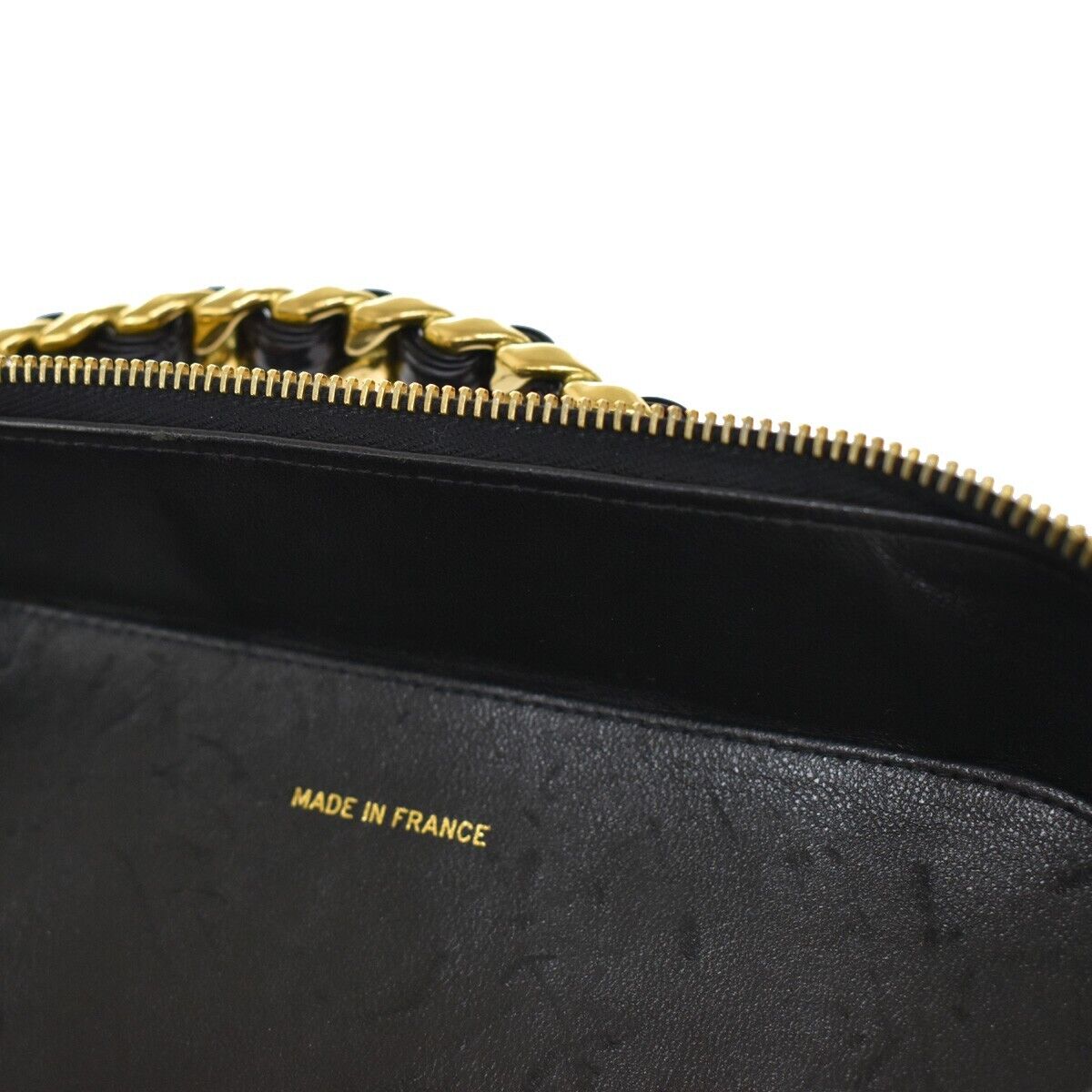 CHANEL Matelasse 2Way Chain Shoulder Hand Bag Patent Leather Black GHW 695RH004