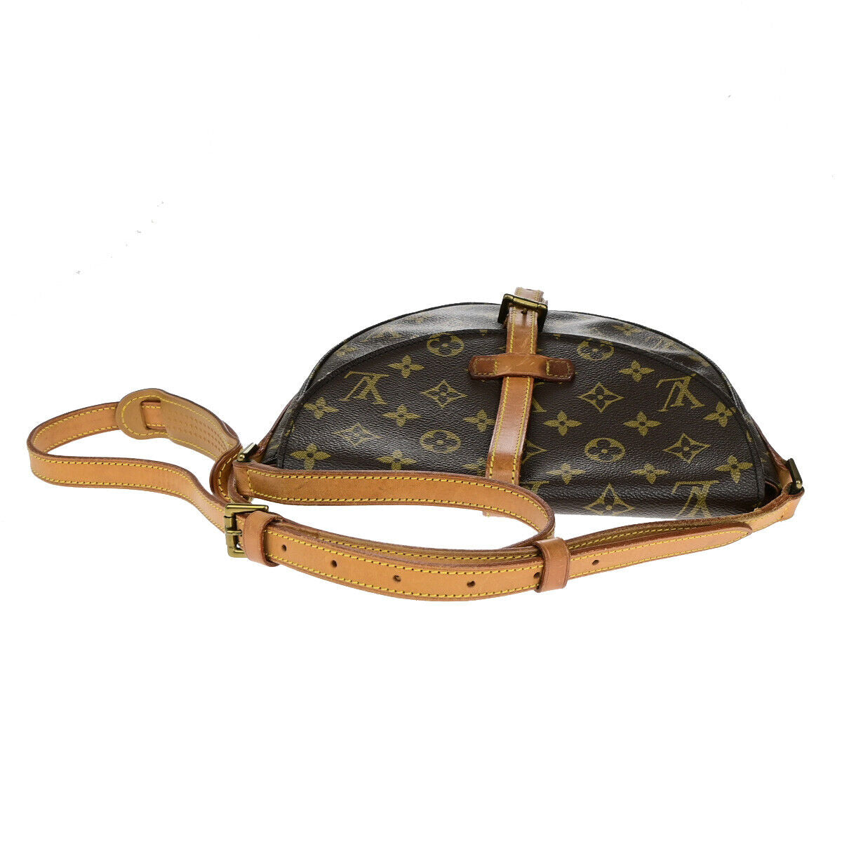 LOUIS VUITTONI Chantilly MM Shoulder Bag Monogram Leather Brown M51233 33YG805