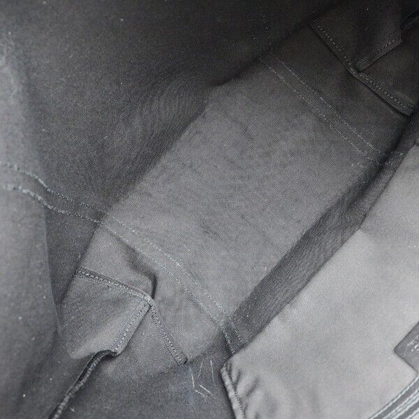 GUCCI GG Pattern Crystal Shoulder Bag Coating Canvas Leather Black 82EC973