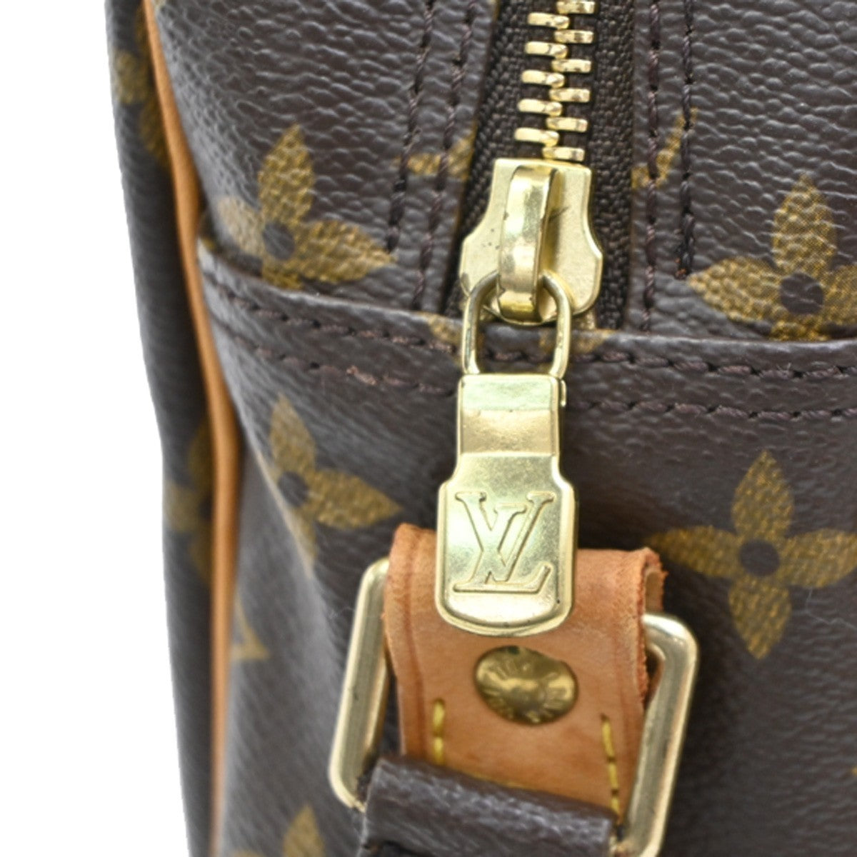 LOUIS VUITTON Nile Crossbody Shoulder Bag Monogram Leather Brown M45244 98KB813