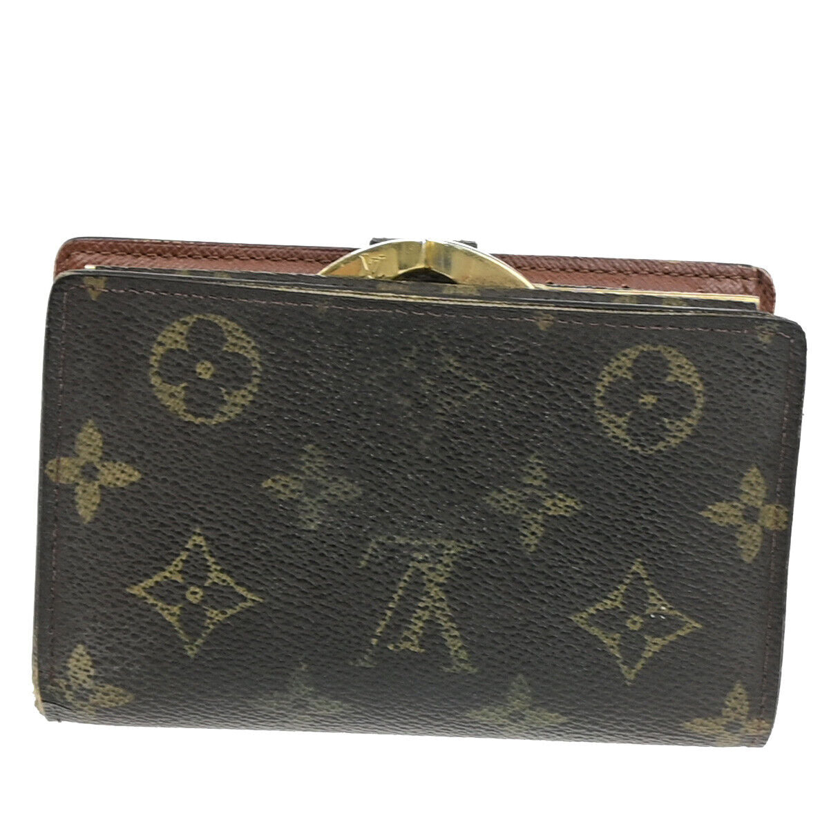 LOUIS VUITTON Porte Monnaie Viennois Bifold Wallet Monogram Brown M61663 08YE782