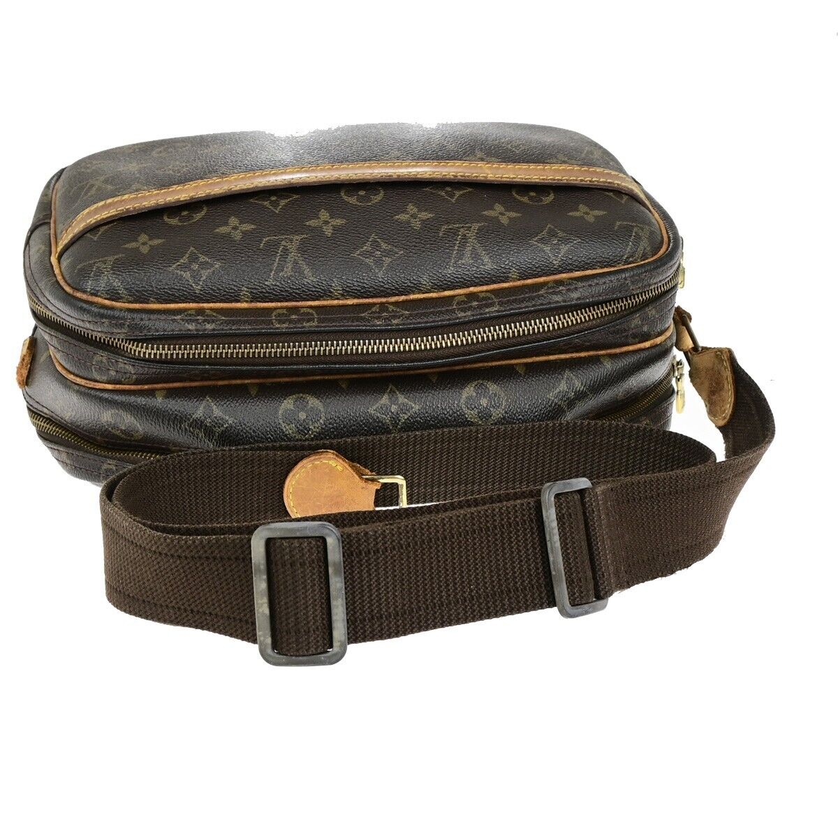 LOUIS VUITTON Reporter PM Crossbody Shoulder Bag Monogram Leather M45254 68EC903