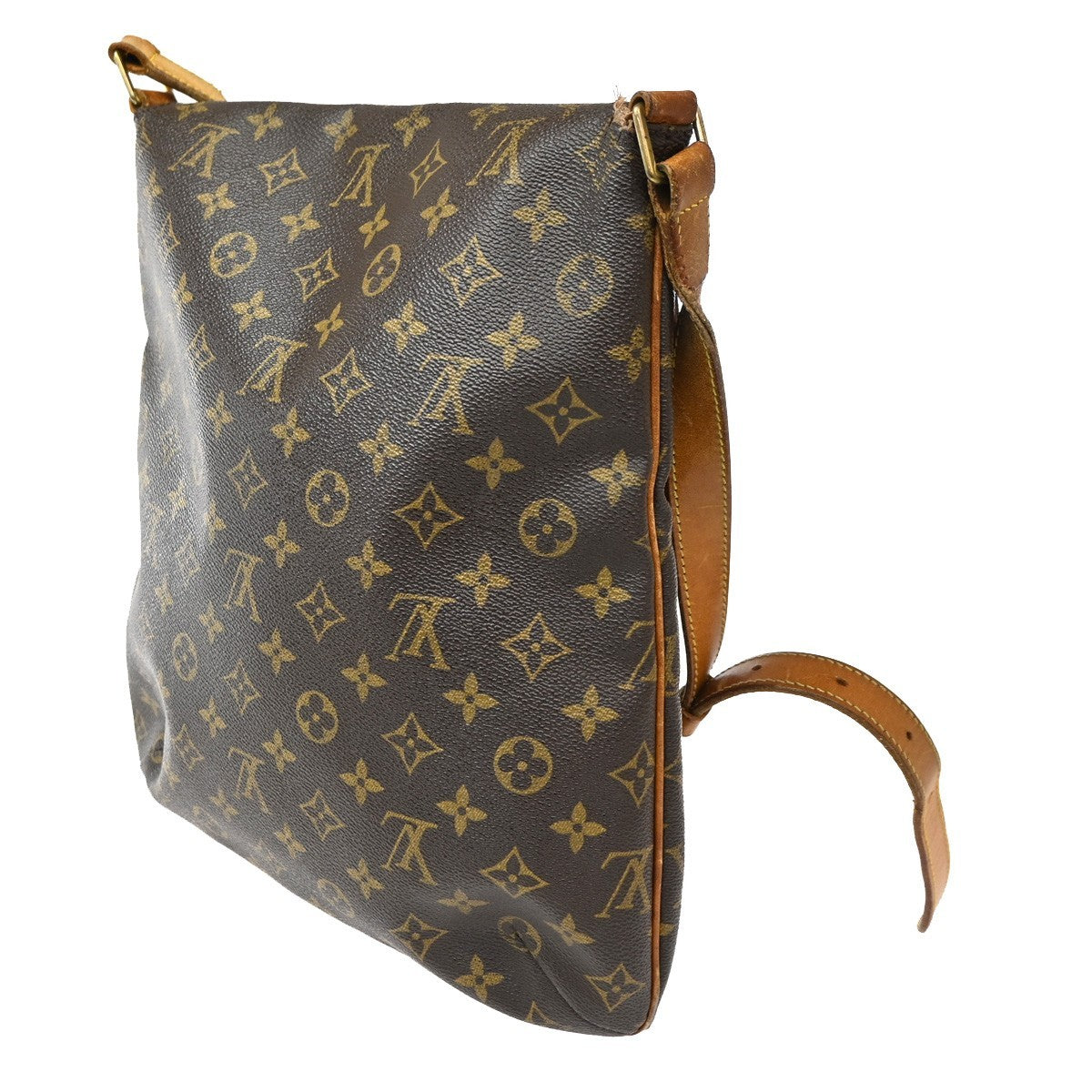 LOUIS VUITTON Musette Shoulder Bag Monogram Leather Brown France M51256 39CA624
